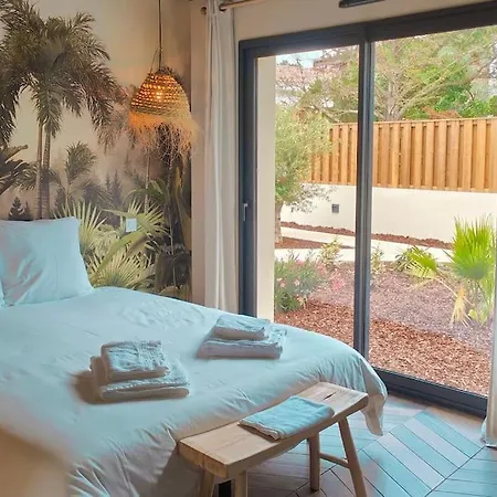 Rose Jacuzzi Vue Villa Lacanau